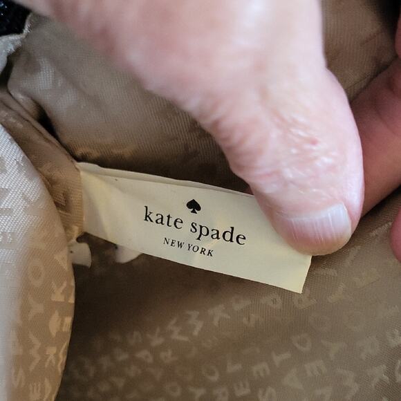 Kate Spade Geometric Blue and Yellow Tablet Holder / Zippered pouch - Picture 11 of 11